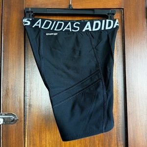 Adidas Aeroready Black Softball Sliders SMALL